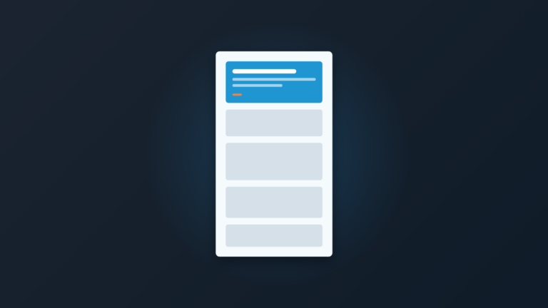 One-page weekly sales report laid out as five stacked blocks