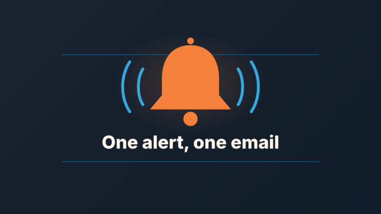 Orange bell with sound waves above the words One alert, one email: the reminder setup that reps keep reading